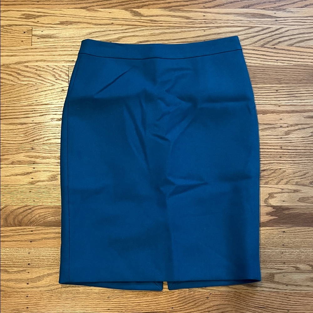 J. Crew Teal Pencil Skirt